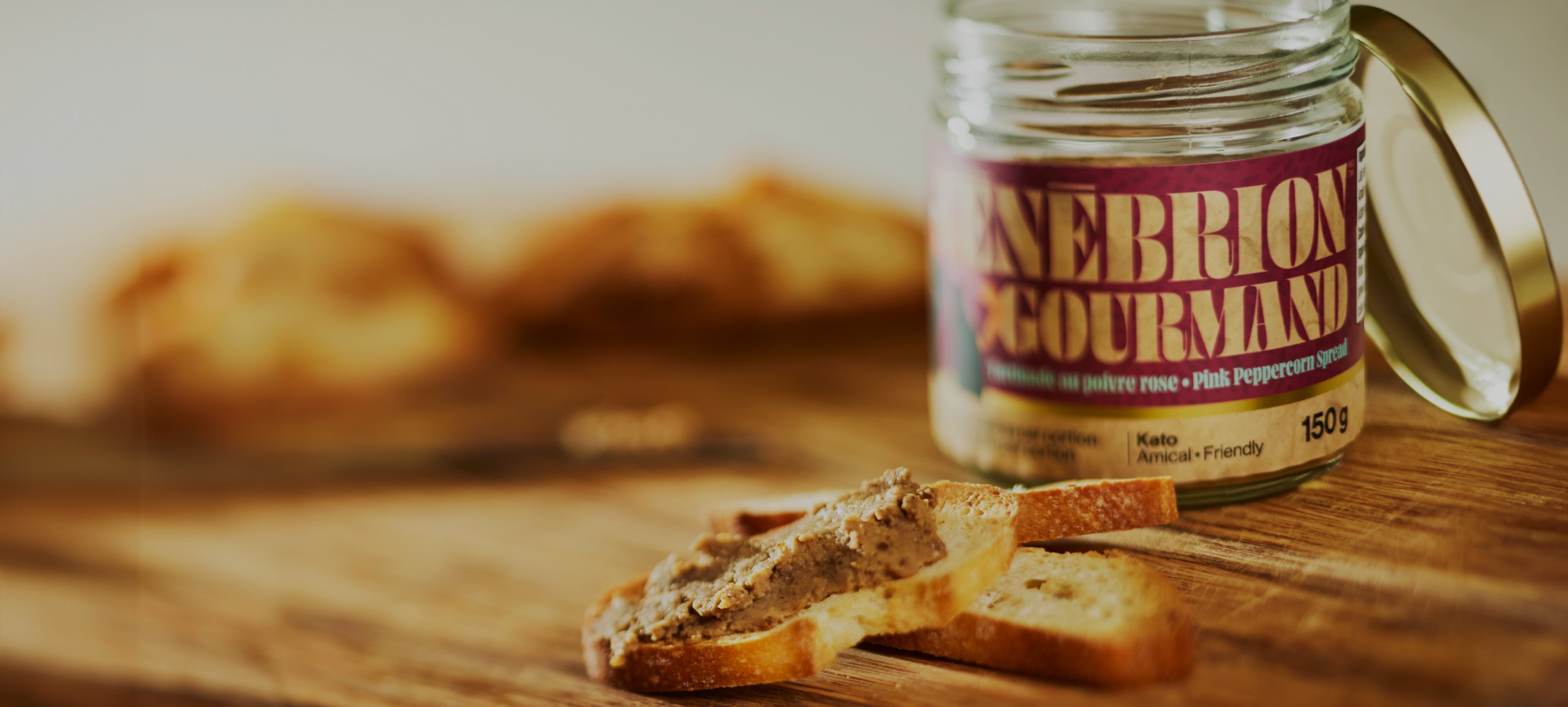 Tartinade tenebrion gourmand poivre rose